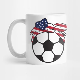 Messy Bun Soccer Mug